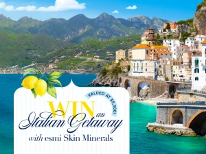 Esmi Skin Minerals – Win an Italian Getaway prize package valued at $5,500