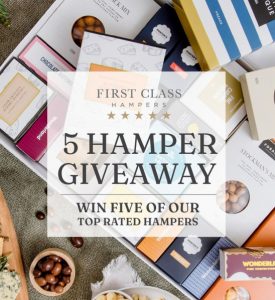 First Class Hampers – Win 1 of 5 hampers