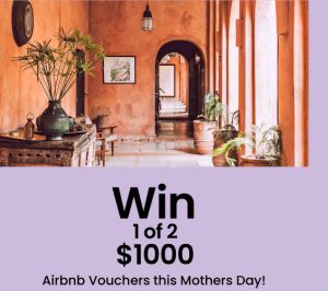 Just Cuts – Win 1 of 2 AirBnb vouchers valued at $1,000 each this Mother’s Day