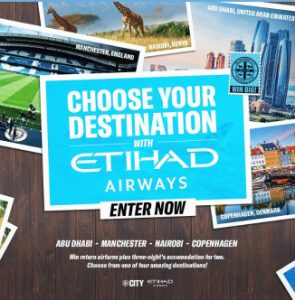 Melbourne City FC & Etihad Airways – Win a trip for 2 PLUS 3-night accommodation