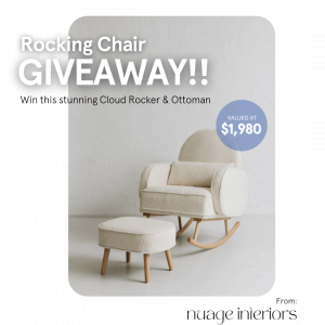 Nodiee – Win a rocking chair PLUS an ottoman