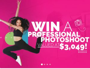 POP Photography – Win a Professional Photoshoot in studio valued over $3,000 OR a runner prize