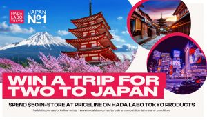Priceline – Hada Labo Tokyo – Win a trip to Tokyo, Japan for 2