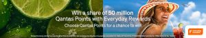 Qantas Points with Everyday Rewards – Win 1 of 50 prizes of 1 Million Qantas Points each
