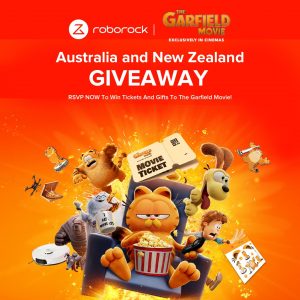 Roborock Australia – Win 1 of 10 double tickets PLUS a gift bag to The Garfield Movie