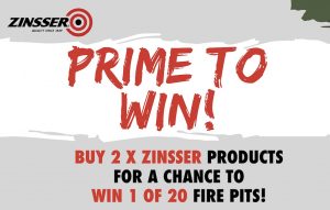 Rust-Oleum – Win 1 of 20 Zinsser branded Flat packed Fire Pits