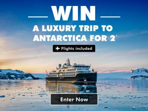 Trip a Deal – Win a 16-day fabulous trip for 2 to Antarctica