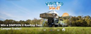 Australia Zoo – Win a prize package of a Simpson X Rooftop Tent Camper Trailer valued over $19,000
