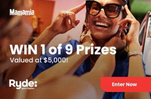 Mamamia & Ryde – Win a major prize of The Ultimate Retreat valued at $2,500 OR 1 of 8 minor prizes