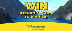 Nova – Win a trip for 2 to Manila flying Cebu Pacific Air