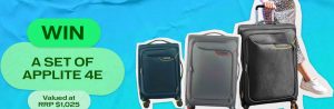 American Tourister – Win a prize package of 3 suitcases