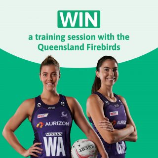 Container for Change QLD – Win a training session with Lara and Remi from Queensland Firebirds
