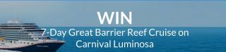 Cruise Megastore – Win a 7-Day Carnival Cruise for 2 to the Great Barrier Reef