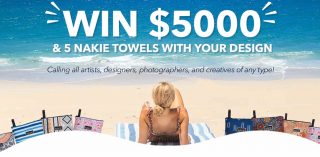 Nakie – Design to Win $5,000 PLUS 5 Nakie towels featuring the design