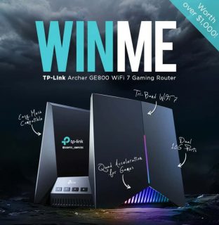 Scorptec – Win a TP-Link Archer GE800 WiFi 7 Gaming Router