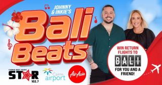 Star 102.7 – Win a round trip to Bali for 2 flying AirAsia from Cairns