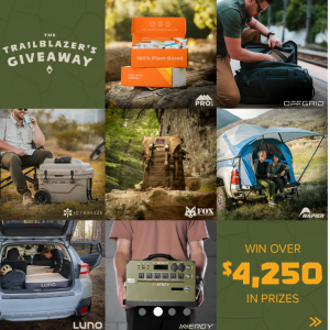 The Outdoor Giveaway Co. – Win a huge prize pack valued over $4,000