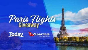Today – 9Now – Qantas Paris – Win a trip for 2 to Paris flying from Sydney or Perth
