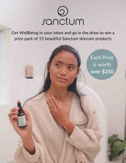 WellBeing – Win 1 of 12 skincare prize packs from Sanctum valued at $250 each