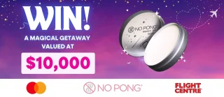 No Pong Natural Products – Win a major prize of $10,000 in gift cards OR 1 of 1,500 No Pong Tins