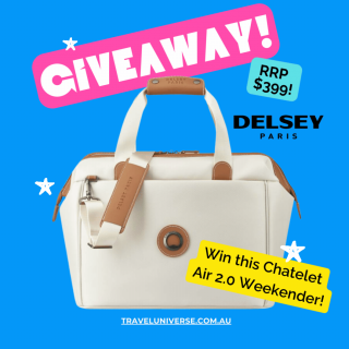 Travel Universe – Win a Delsey Chatelet Small Weekender Overnight Bag valued at $399 USD