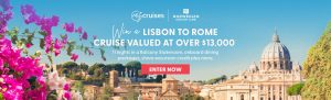 Ignite Holidays – Win an 11-night cruise from Lisbon to Rome for 2 valued over $13,000