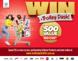 Unilever Australia – IGA Trolley Dash 2024 – Win 1 of 150 prizes