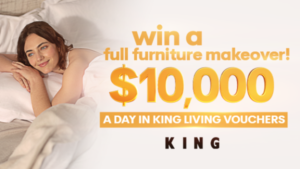 7News – Sunrise – Win 1 of 5 vouchers from King Living