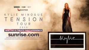 7News – Sunrise – Win a travel prize package for 2 to Perth to see Kylie at the Tension Tour