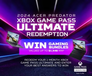 Acer – Win a major gaming prize pack valued at $1,346 OR 1 of 5 minor prizes