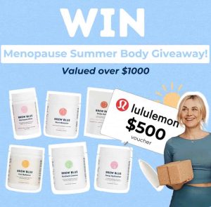 Brew Blue – Win a Menopause Summer Body prize pack