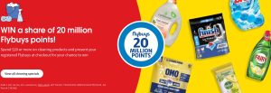 Coles – Spring Cleaning – Win 1 of 5 major prizes of 1 Million Flybuys points each OR 1 of 1,010 minor prizes