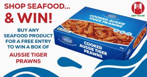 Meatonline.com.au – Buy Seafood and Win a Carton of Aussie Cooked Tiger Prawns