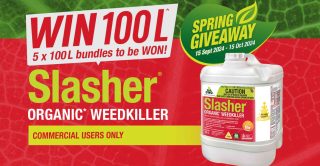 Organic Crop Protectants – Win 1 of 5 Slasher Organic Weedkiller 100L bundles